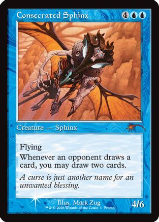 Consecrated Sphinx (Retro Frame) (MFP-001) - MagicFest Cards Foil