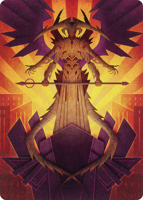 Atraxa, Praetors' Voice // Atraxa, Praetors' Voice (AMOM-077) - March of the Machine Art Series (Borderless) Foil