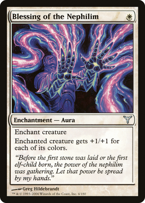 Blessing of the Nephilim (DIS-004) - Dissension Foil