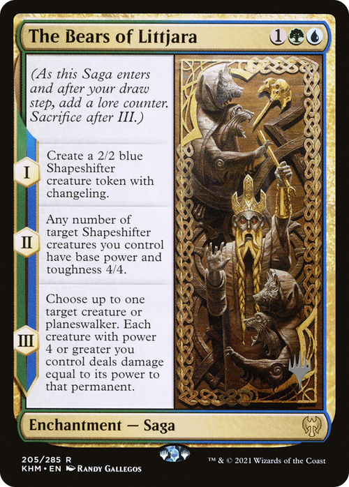 The Bears of Littjara (PPKHM-205P) - Kaldheim Promos