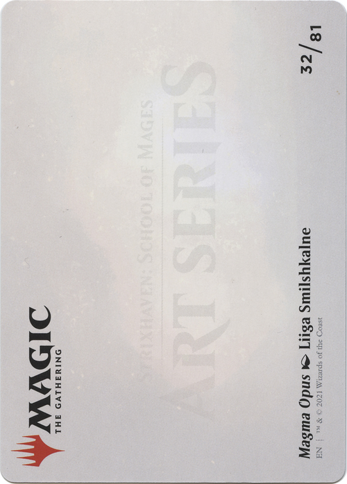 Magma Opus // Magma Opus (ASTX-032) - Strixhaven Art Series (Borderless)