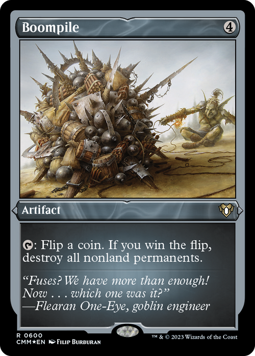 Boompile (Foil Etched) (CMM-600) - Commander Masters Foil