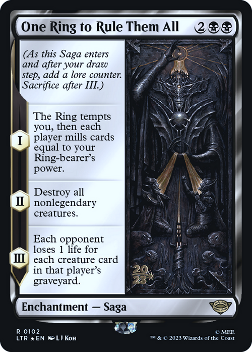 One Ring to Rule Them All (PRE-102) - Tales of Middle-earth Promos Foil