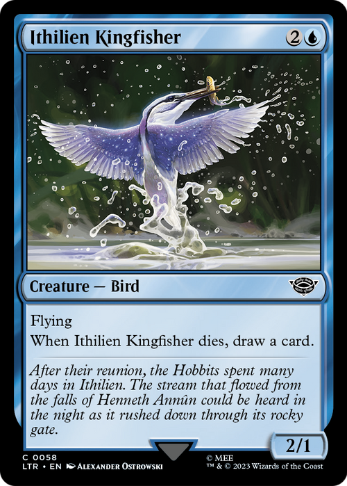 Ithilien Kingfisher (LTR-058) - The Lord of the Rings: Tales of Middle-earth Foil