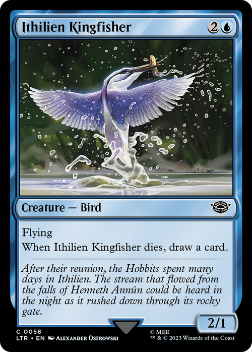 Ithilien Kingfisher (LTR-058) - The Lord of the Rings: Tales of Middle-earth Foil