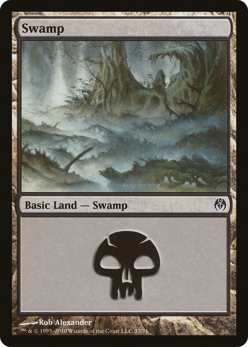 Swamp (33) (DDE-033) - Duel Decks: Phyrexia vs. the Coalition