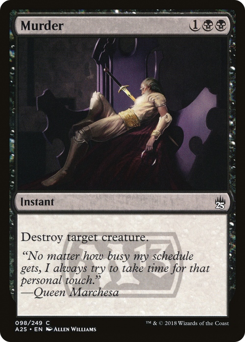 Murder (A25-098) - Masters 25 Foil