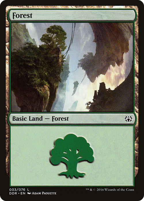 Forest (033) (DDR-033) - Duel Decks: Nissa vs. Ob Nixilis