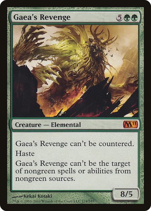 Gaea's Revenge (M11-174) - Magic 2011 Foil