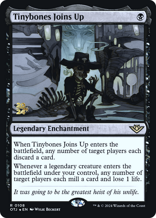 Tinybones Joins Up (PRE-108) - Outlaws of Thunder Junction Promos Foil