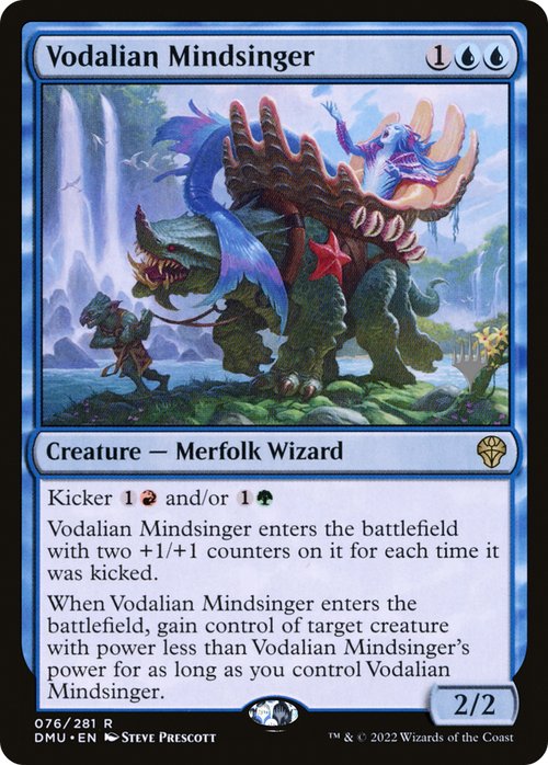 Vodalian Mindsinger (PPDMU-076) - Dominaria United Promos Foil