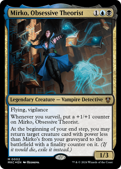 Mirko, Obsessive Theorist (MKC-002) - Murders at Karlov Manor Commander Foil