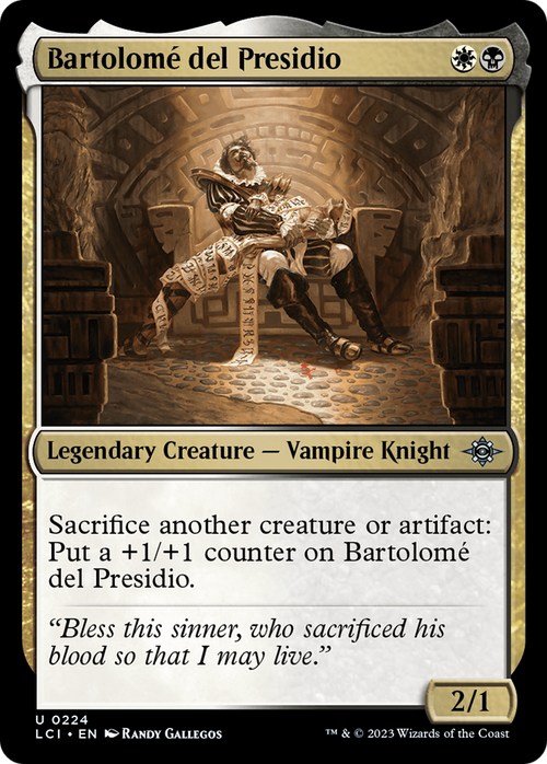Bartolome del Presidio (LCI-224) - The Lost Caverns of Ixalan Foil