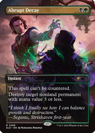 Abrupt Decay (SLD-2468) - Secret Lair Drop Series Foil