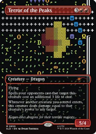 Terror of the Peaks (SLD-2650) - Secret Lair Drop Series Foil