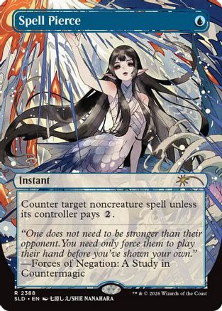 Spell Pierce (2388) (SLD-2388) - Secret Lair Drop Series Foil