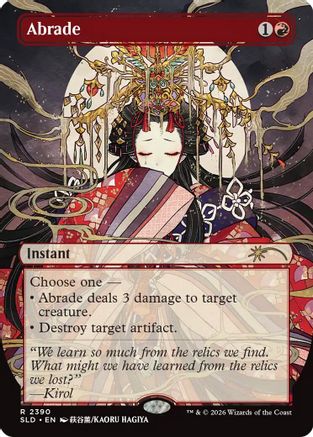 Abrade (2390) (SLD-2390) - Secret Lair Drop Series Foil