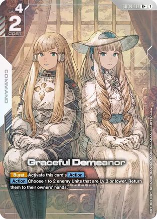 Graceful Demeanor (R+) (GD04-117) - Phantom Aria Holofoil
