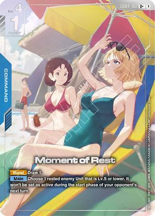 Moment of Rest (U+) (GD04-102) - Phantom Aria Holofoil