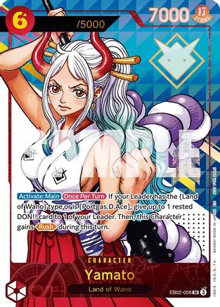 Yamato (Serial Numbered) (EB02-006) - One Piece Promotion Cards Foil