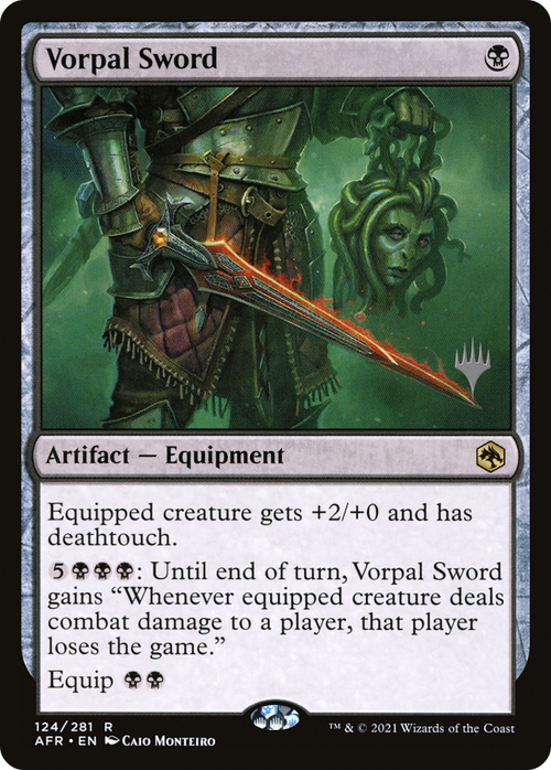 Vorpal Sword (PPAFR-124P) - Adventures in the Forgotten Realms Promos Foil