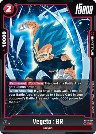 Vegeta : BR (FB10-017) - Cross Force Holofoil