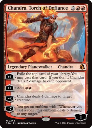 Chandra, Torch of Defiance (-244) - Reality Fracture