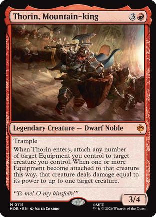 Thorin, Mountain-king (HOB-114) - The Hobbit Foil