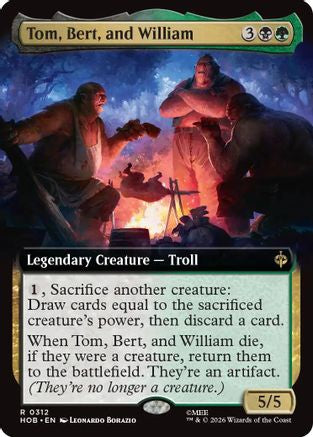 Tom, Bert, and William (Extended Art) (HOB-312) - The Hobbit Foil