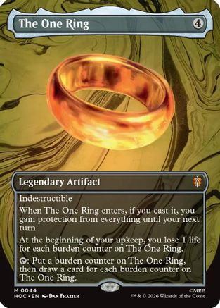 The One Ring (Borderless) (HOB-044) - The Hobbit Foil