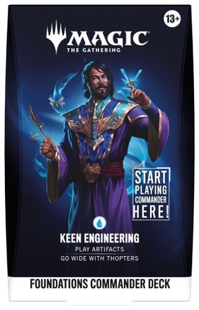 Magic the gathering Foundations Commander Deck - Keen Engineering