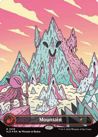 Mountain (2418) (SLD-2418) - Secret Lair Drop Series Foil