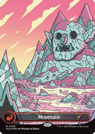 Mountain (2420) (SLD-2420) - Secret Lair Drop Series Foil