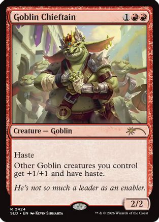 Goblin Chieftain (2424) (SLD-2424) - Secret Lair Drop Series