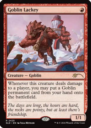 Goblin Lackey (2425) (SLD-2425) - Secret Lair Drop Series