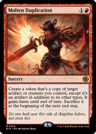 Molten Duplication (PPSOS-014) - Promo Pack: Secrets of Strixhaven