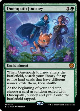 Omenpath Journey (PPSOS-018) - Promo Pack: Secrets of Strixhaven Foil