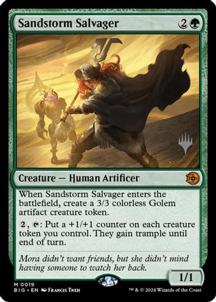 Sandstorm Salvager (PPSOS-019) - Promo Pack: Secrets of Strixhaven