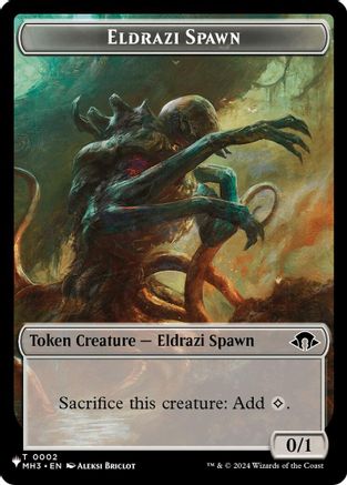 Eldrazi Spawn (MH3) // Eldrazi (M3C) Double-Sided Token (LIST-2 // 1) - The List Reprints