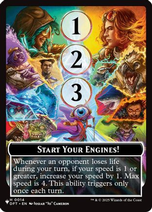 Start Your Engines! // Max Speed (LIST-014) - The List Reprints