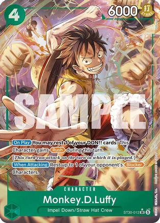 Monkey.D.Luffy (Parallel) (ST30-012) - Starter Deck EX: Luffy & Ace Foil