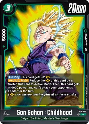 Son Gohan : Childhood - FB10-055 (FB10-055) - Cross Force Holofoil