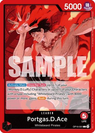 Portgas.D.Ace (001) (OP16-001) - The Time of Battle