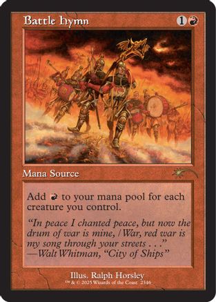 Battle Hymn (SLD-2346) - Secret Lair Drop Series