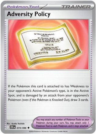 Adversity Policy 074  ME04 Chaos Rising - Uncommon