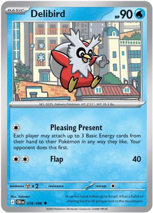 Delibird 018  ME04 Chaos Rising - Uncommon