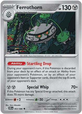 Ferrothorn 063  ME04 Chaos Rising - Uncommon