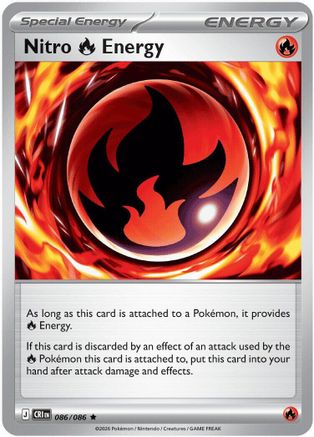 Nitro R Energy 086  - Holofoil ME04 Chaos Rising - Rare