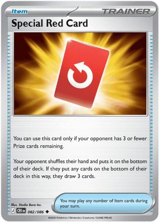 Special Red Card 082/086  ME04 Chaos Rising - Uncommon