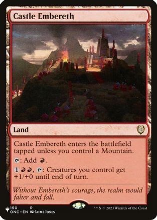 Castle Embereth (LIST-150) - The List Reprints